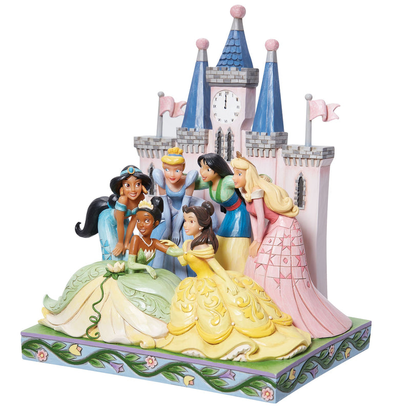 Disney Traditions | Princess Group in front of Cas | Figurine