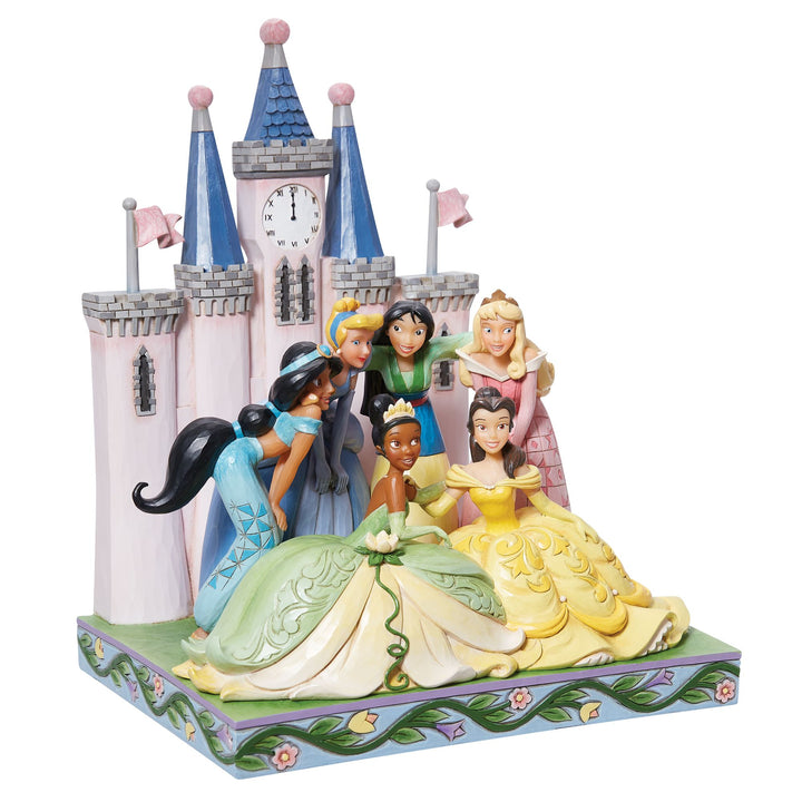 Disney Traditions | Princess Group in front of Cas | Figurine