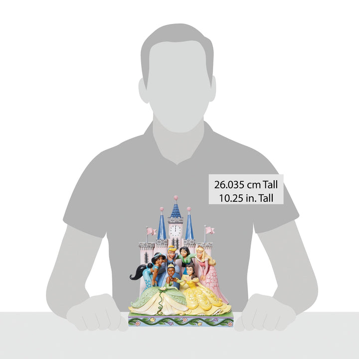 Disney Traditions | Princess Group in front of Cas | Figurine