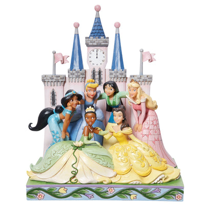 Disney Traditions | Princess Group in front of Cas | Figurine