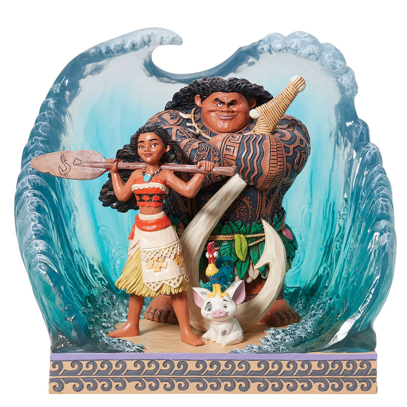 Disney Traditions | Moana Wave Scene | Figurine