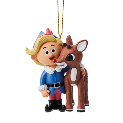 Rudolph | Rudolph and Hermey Best Pals | Hanging Ornament