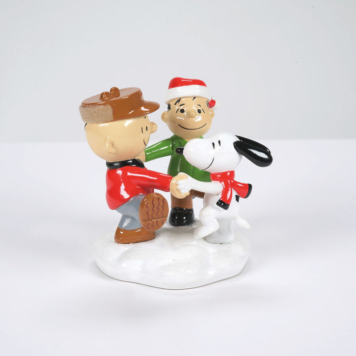 Peanuts Village | Trio Of Besties | Village Figures