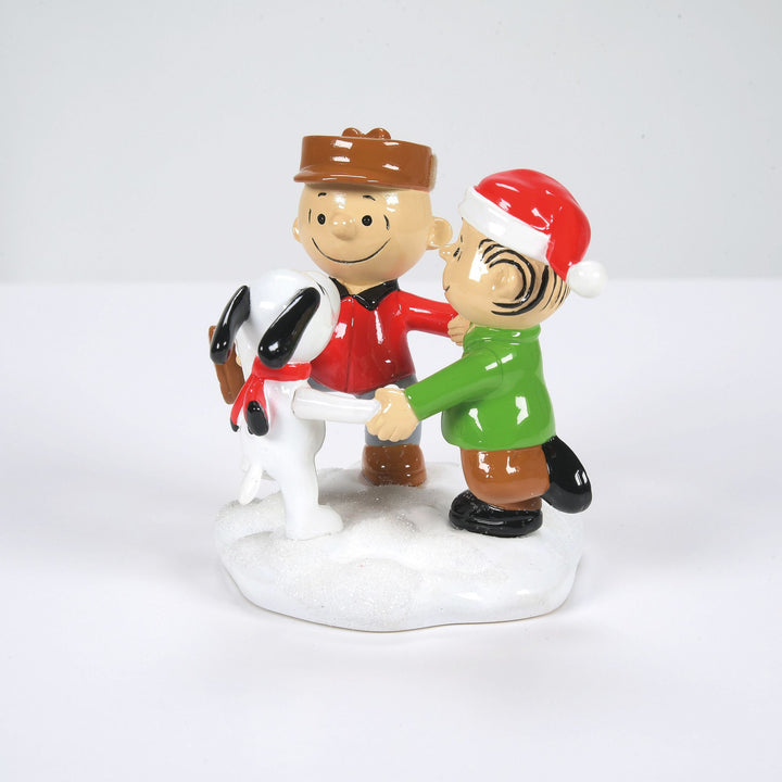 Peanuts Village | Trio Of Besties | Village Figures