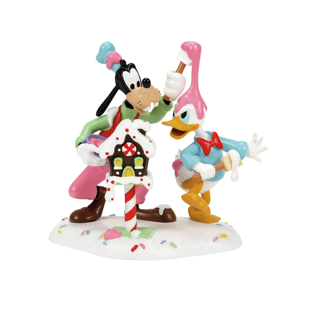 Disney Village | Goofy & Donald Make A Mess | Village Figures