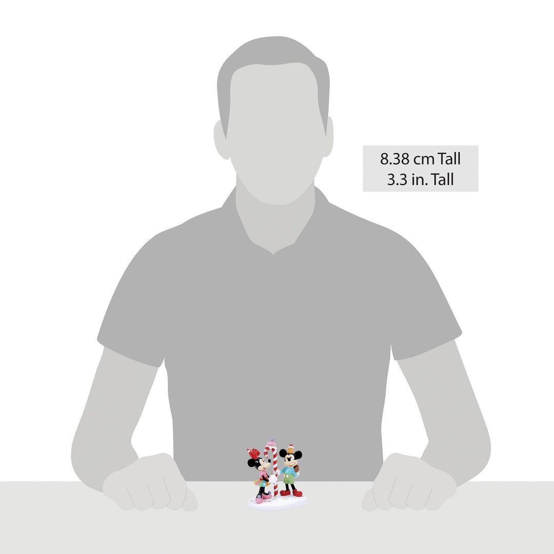 Disney Village | Mickey & Minnie Share A Treat | Village Figures