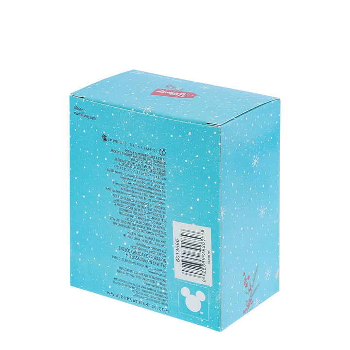 Disney Village | Mickey & Minnie Share A Treat | Village Figures