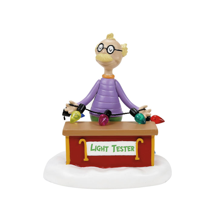 Grinch Villages | Who Lightbulb Tester | Village Figures