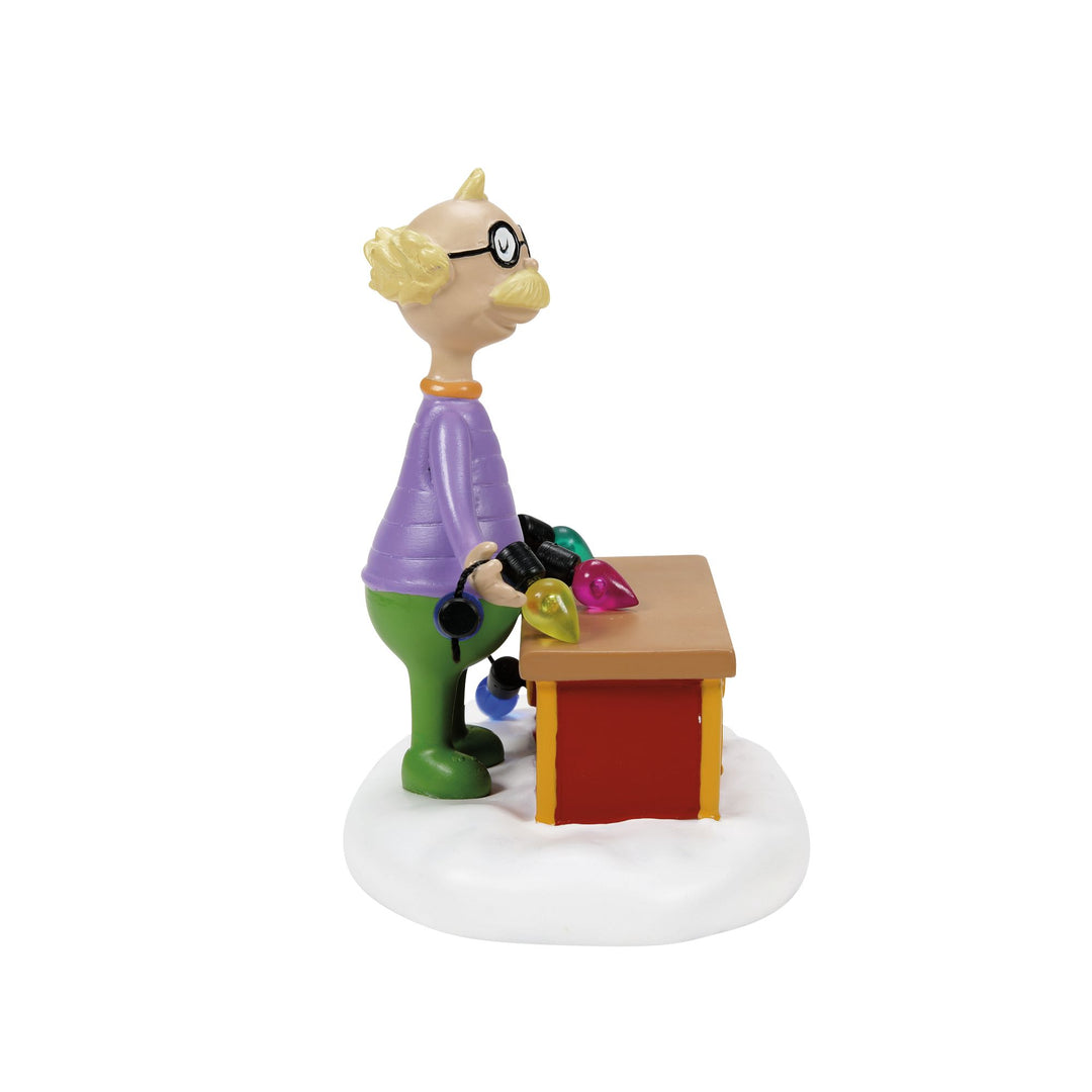 Grinch Villages | Who Lightbulb Tester | Village Figures