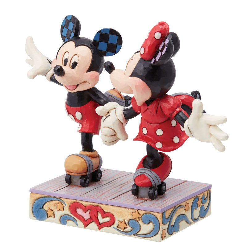 Disney Traditions | Mickey & Minnie Roller Skating | Figurine