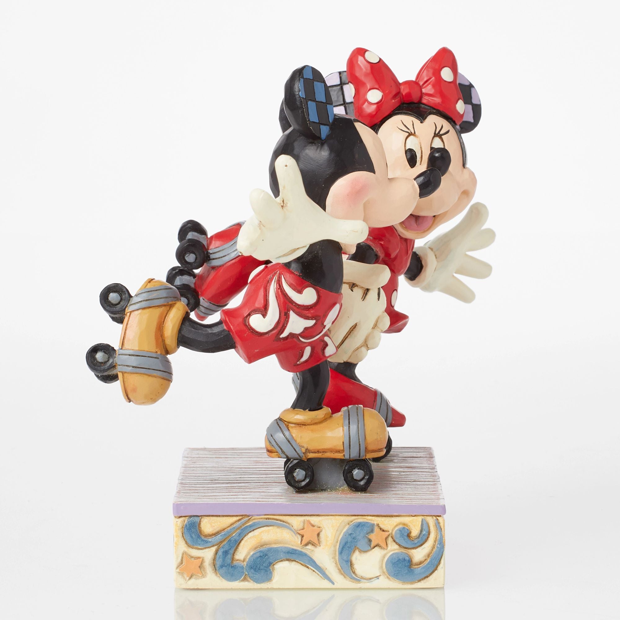 Disney Traditions | Mickey & Minnie Roller Skating | Figurine