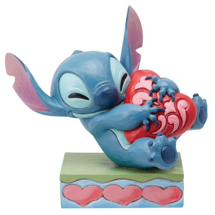 Disney Traditions | Stitch Hugging Heart | Figurine