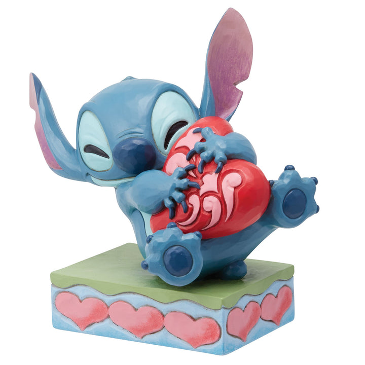 Disney Traditions | Stitch Hugging Heart | Figurine
