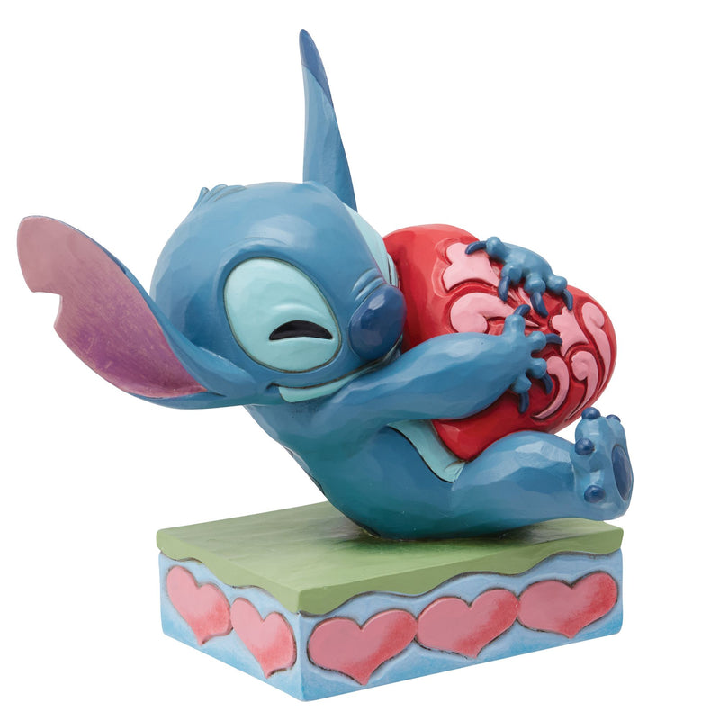 Disney Traditions | Stitch Hugging Heart | Figurine
