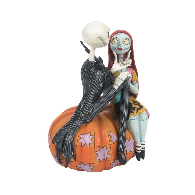 Disney Traditions | Jack & Sally on Pumpkin | Figurine