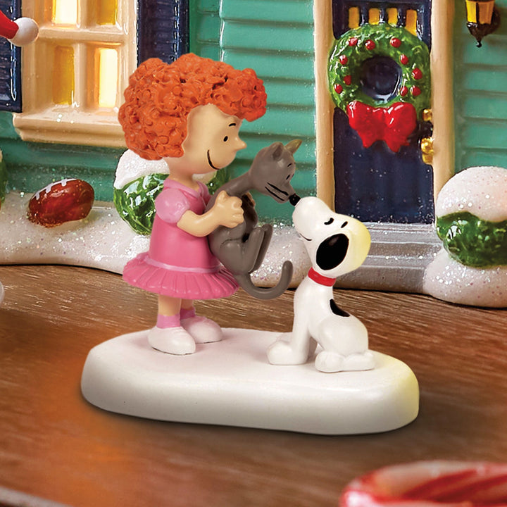 Peanuts Village | Frieda &amp; Faron Meet Snoopy | Village Figures