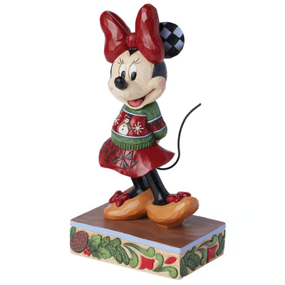 Disney Traditions | Minnie in Christmas Sweater | Figurine