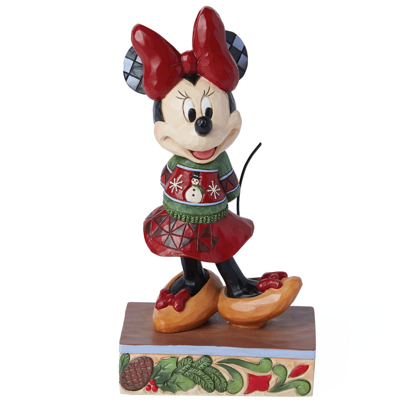 Disney Traditions | Minnie in Christmas Sweater | Figurine