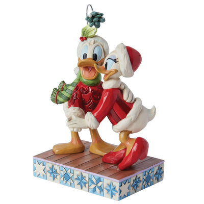 Disney Traditions | Donald and Daisy Mistletoe | Figurine