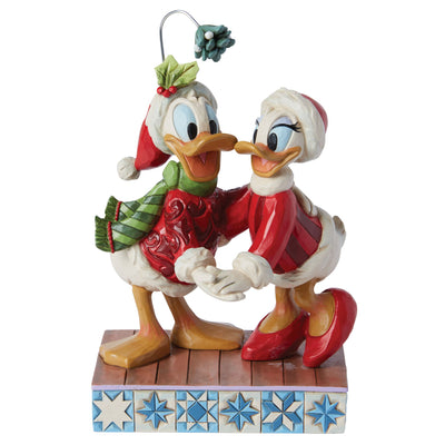 Disney Traditions | Donald and Daisy Mistletoe | Figurine