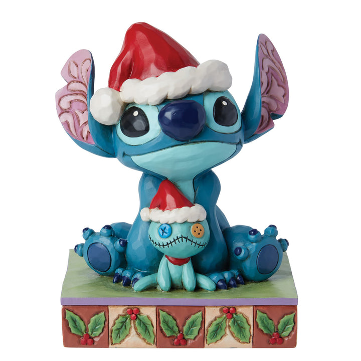 Disney Traditions | Santa Stitch with Scrump | Figurine