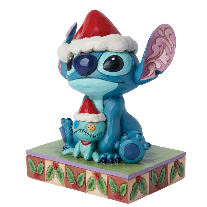 Disney Traditions | Santa Stitch with Scrump | Figurine