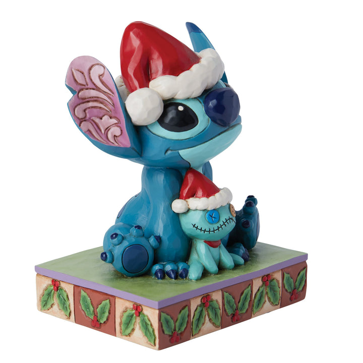 Disney Traditions | Santa Stitch with Scrump | Figurine