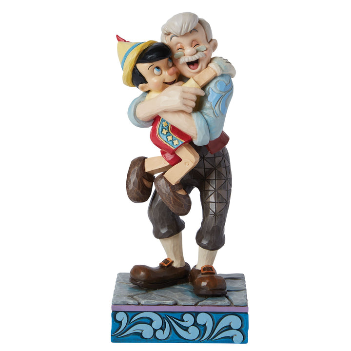 Disney Traditions | Geppetto & Pinocchio Hugging | Figurine