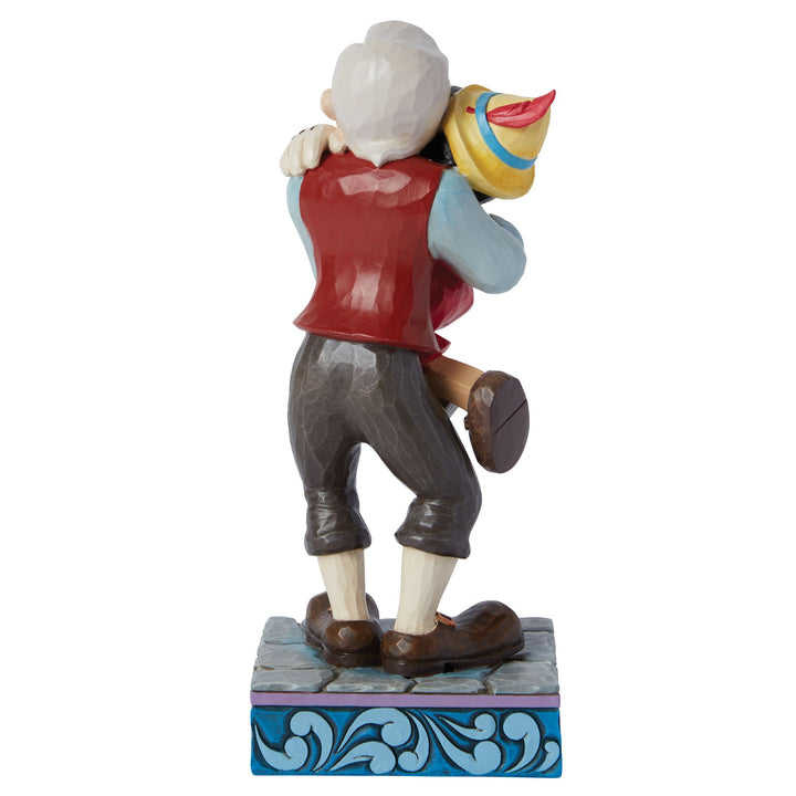 Disney Traditions | Geppetto & Pinocchio Hugging | Figurine