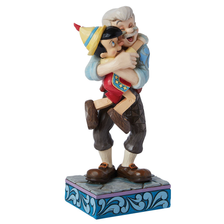 Disney Traditions | Geppetto & Pinocchio Hugging | Figurine