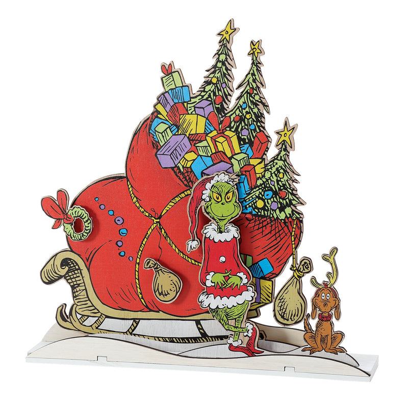 Flourish | Grinch Sleigh Mantle Decor | Decor