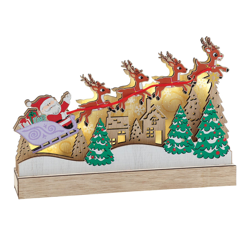 Flourish | Lit Rudolph Sleigh Decor | Decor