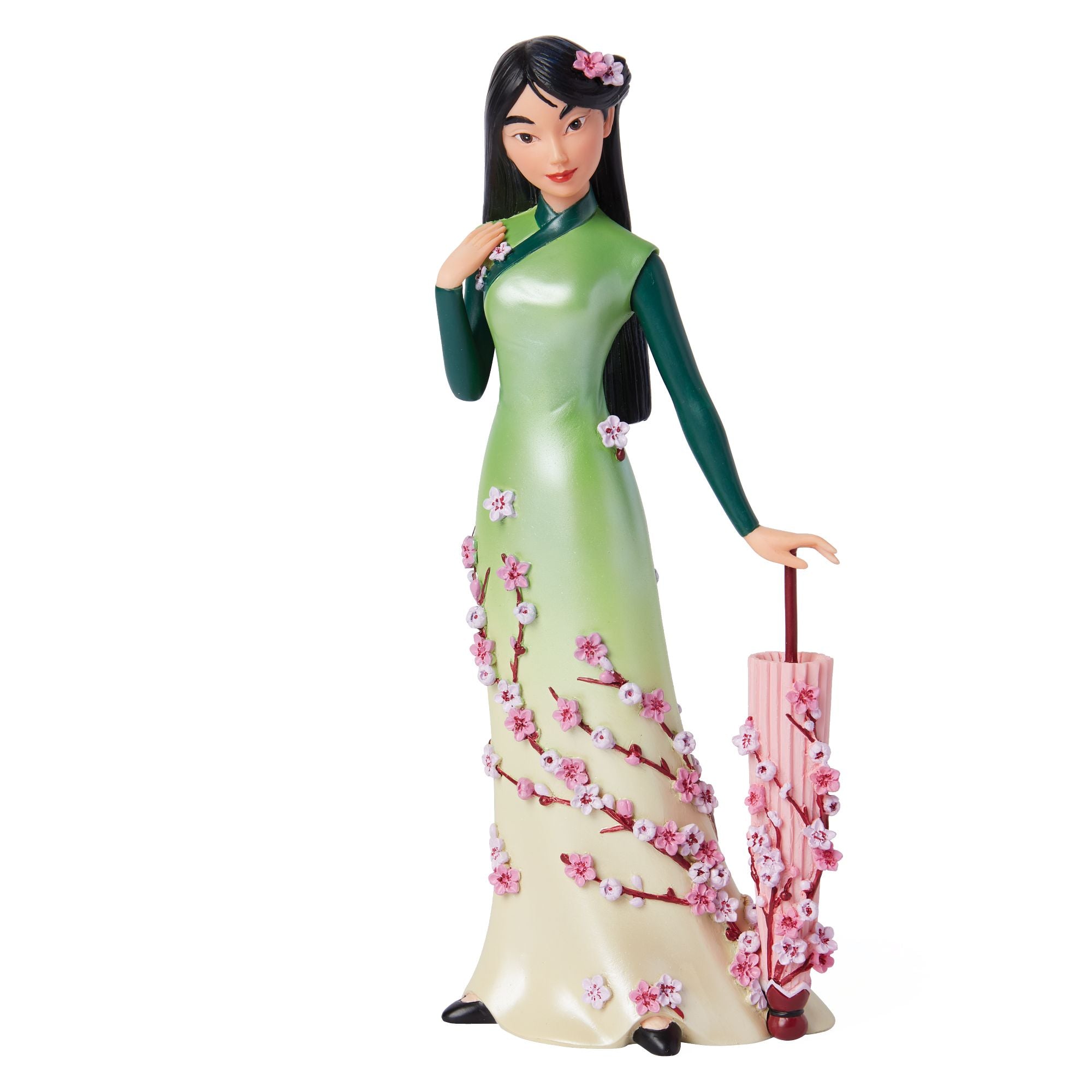 ディズニー　showcase エネスコ　トラディション　ムーラン　フィギュア Disney Showcase | Botanical Mulan | Figurine – Enesco Studios