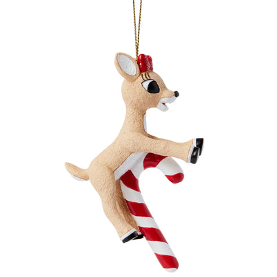 Rudolph | Clarice Candy Cane Ornament | Hanging Ornament