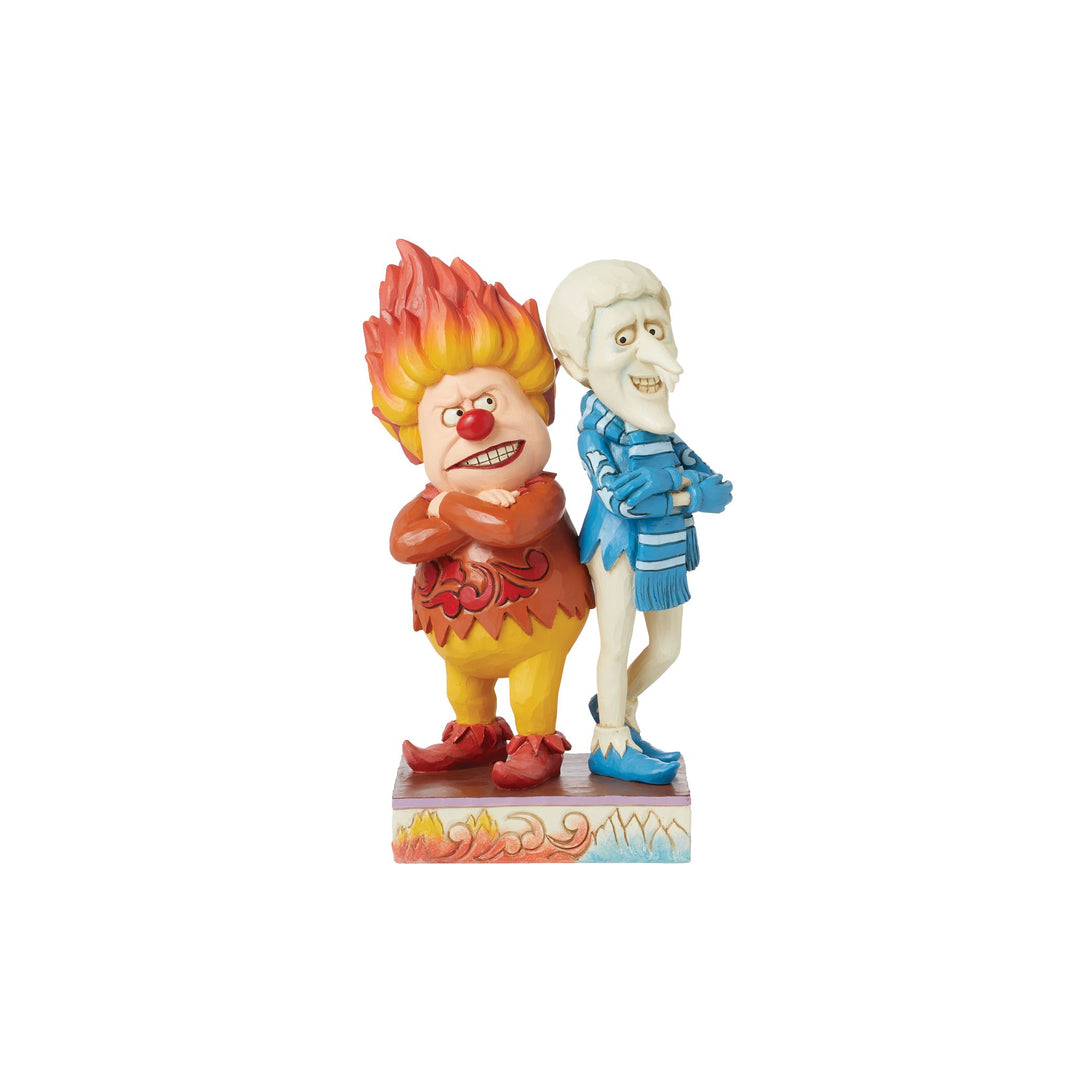 Year wout Santa by Jim Shore | Heat & Snow Miser Back-to-Back | Figurine
