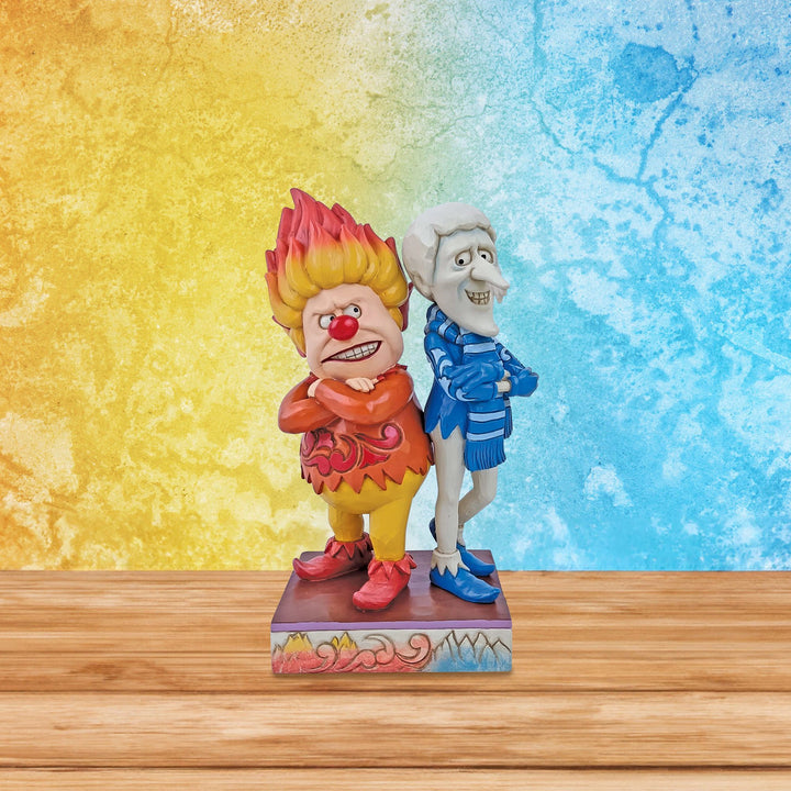 Year wout Santa by Jim Shore | Heat & Snow Miser Back-to-Back | Figurine