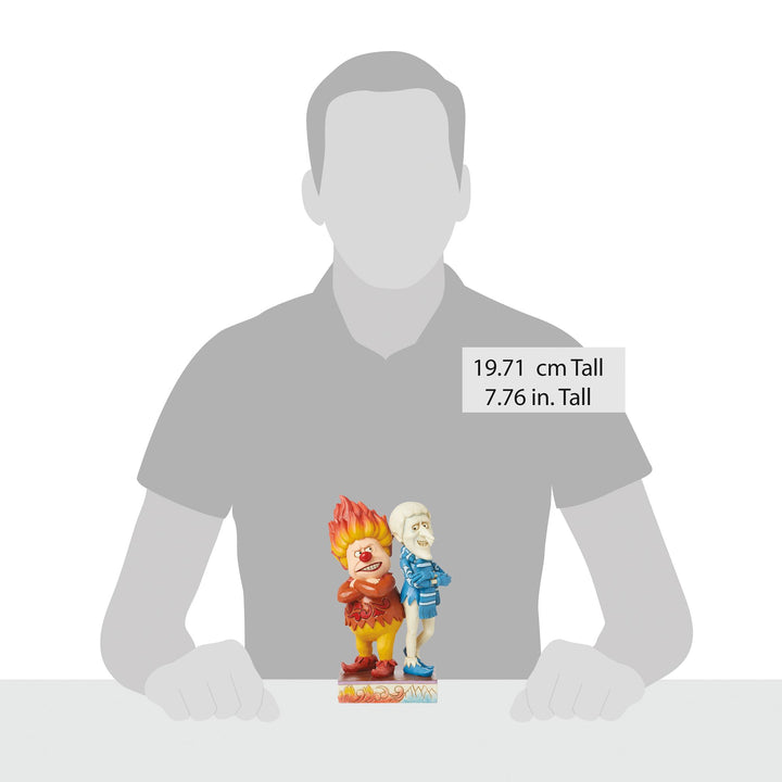 Year wout Santa by Jim Shore | Heat & Snow Miser Back-to-Back | Figurine