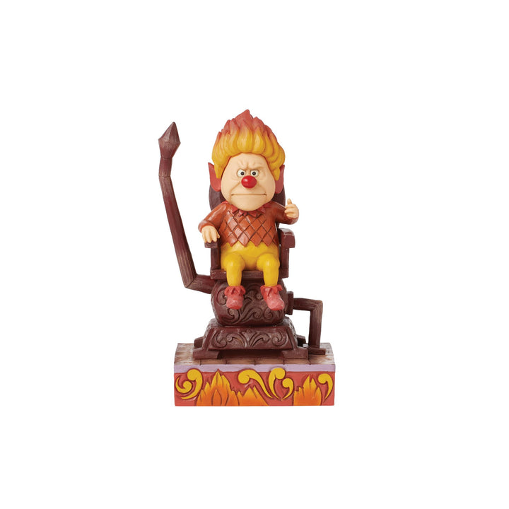 Year wout Santa by Jim Shore | Heat Miser Sitting on Throne | Figurine