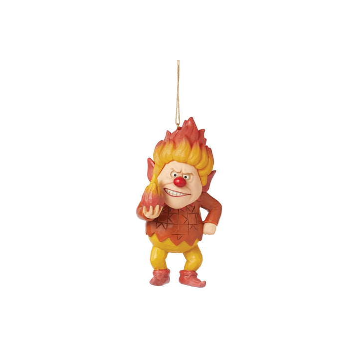 Year wout Santa by Jim Shore | Heat Miser Holding Fire | Hanging Ornament