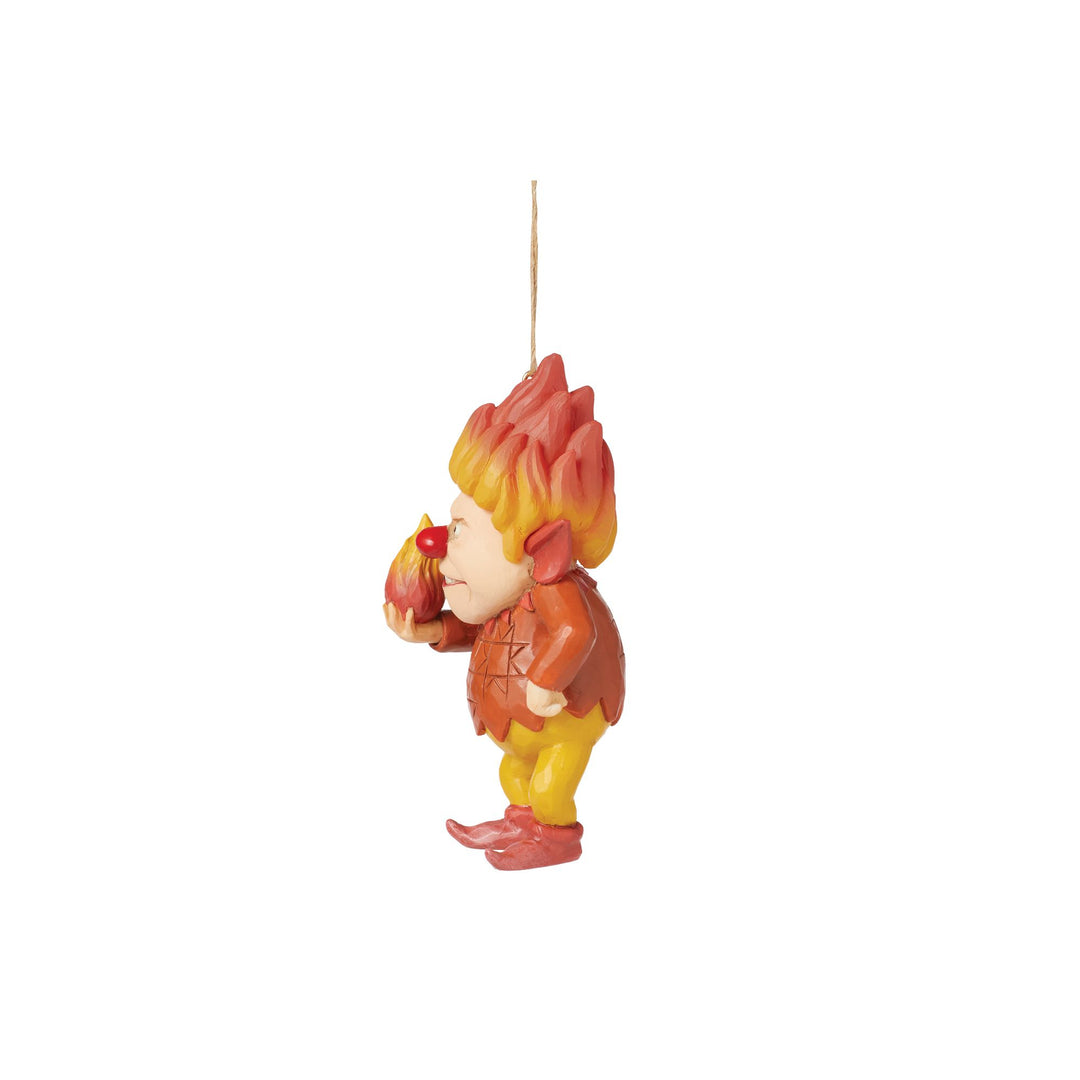 Year wout Santa by Jim Shore | Heat Miser Holding Fire | Hanging Ornament