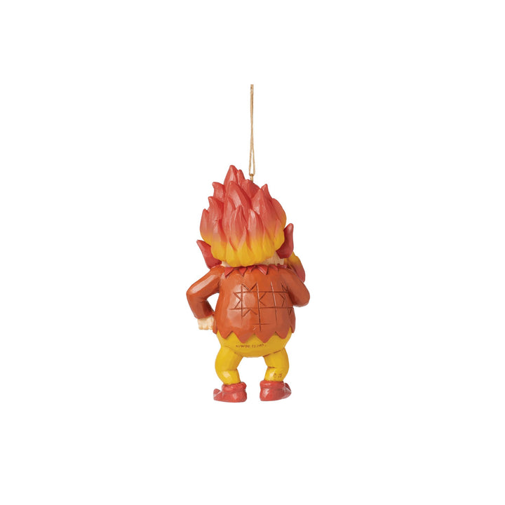 Year wout Santa by Jim Shore | Heat Miser Holding Fire | Hanging Ornament