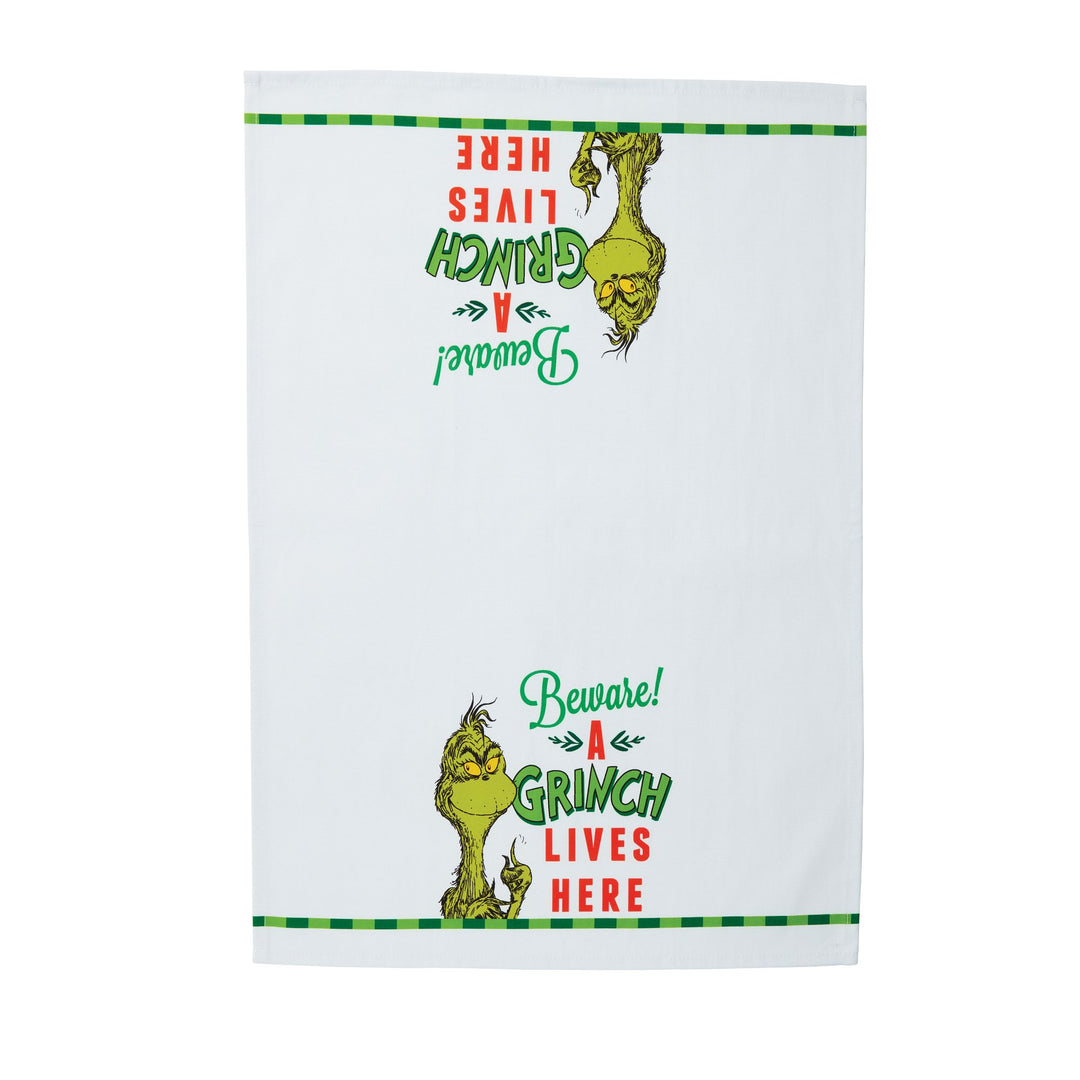 Grinch | Beware Grinch Tea Towel | Towel