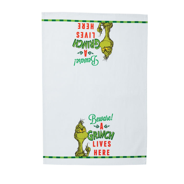 Grinch | Beware Grinch Tea Towel | Towel