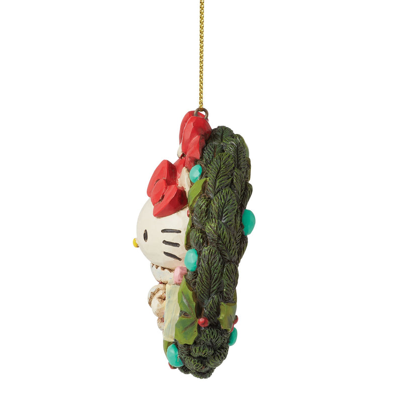 Sanrio by Jim Shore | Hello Kitty Wreath H/O | Hanging Ornament