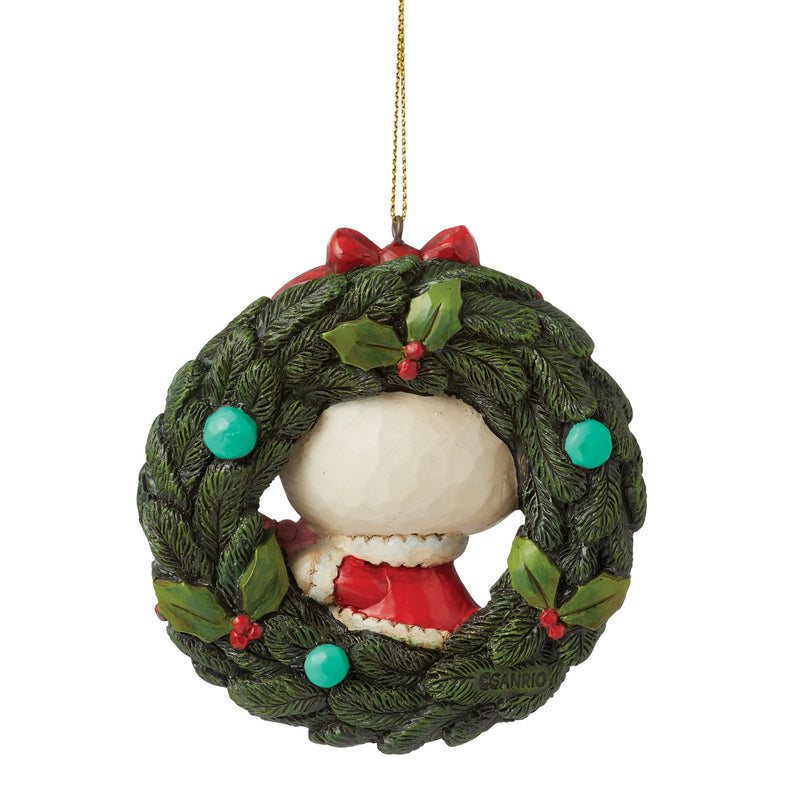 Sanrio by Jim Shore | Hello Kitty Wreath H/O | Hanging Ornament