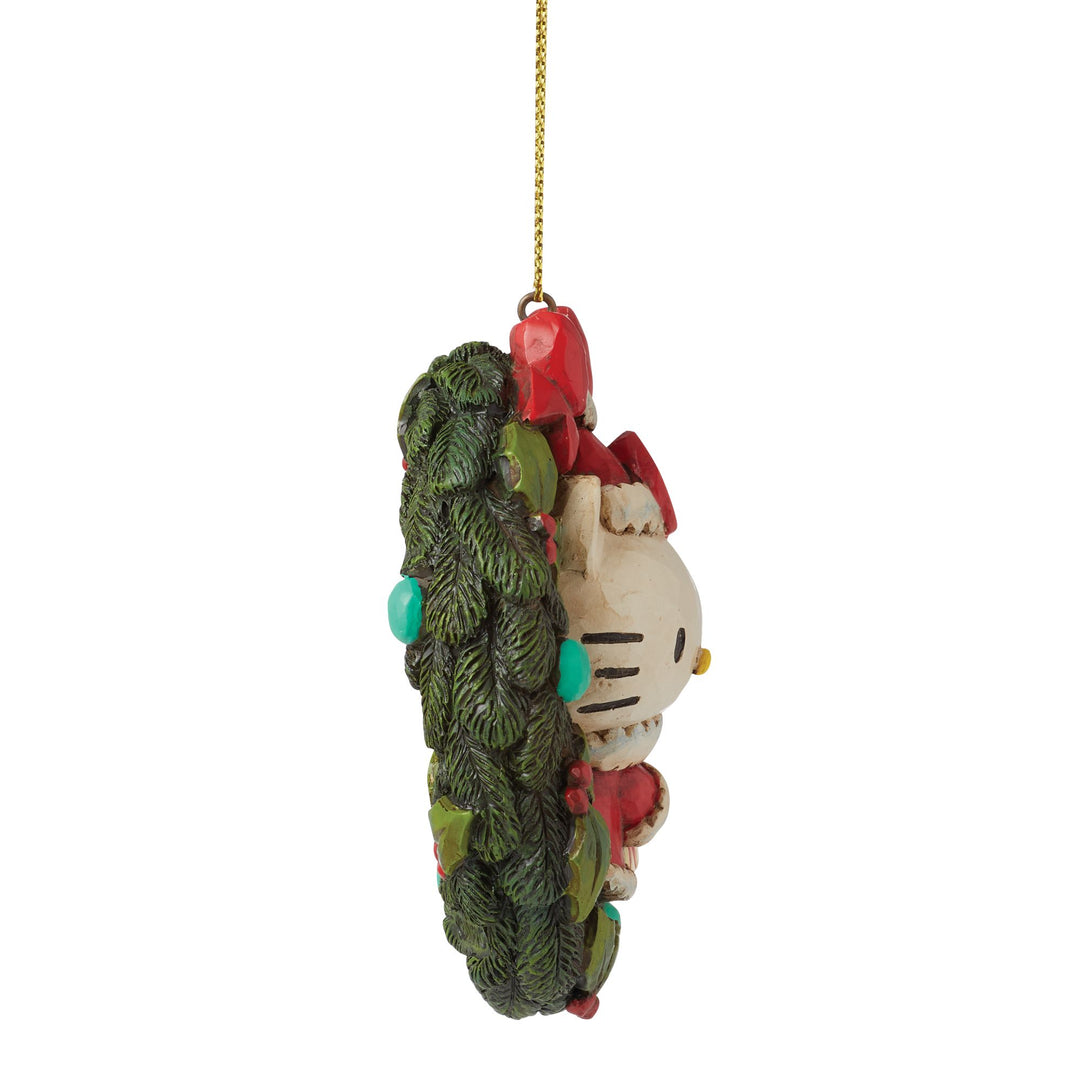Sanrio by Jim Shore | Hello Kitty Wreath H/O | Hanging Ornament
