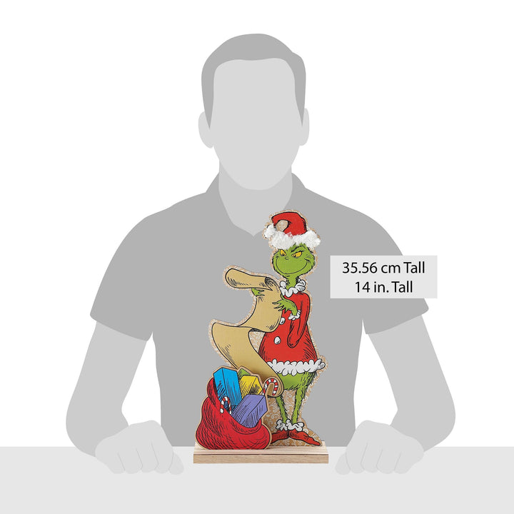 Flourish | Grinch and List Table Sitter | Decor