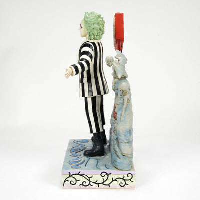 Beetlejuice by Jim Shore | Beetlejuice LED Sign & Gravest | Figurine