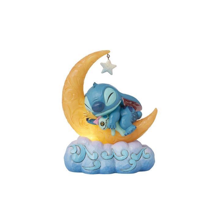 Disney Traditions | Stitch & Scrump on LED Moon | Figurine