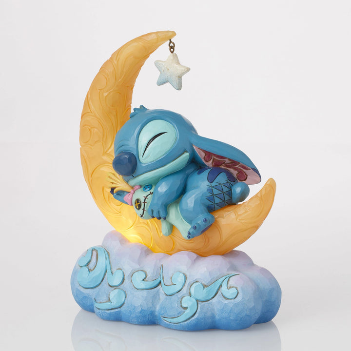 Disney Traditions | Stitch & Scrump on LED Moon | Figurine